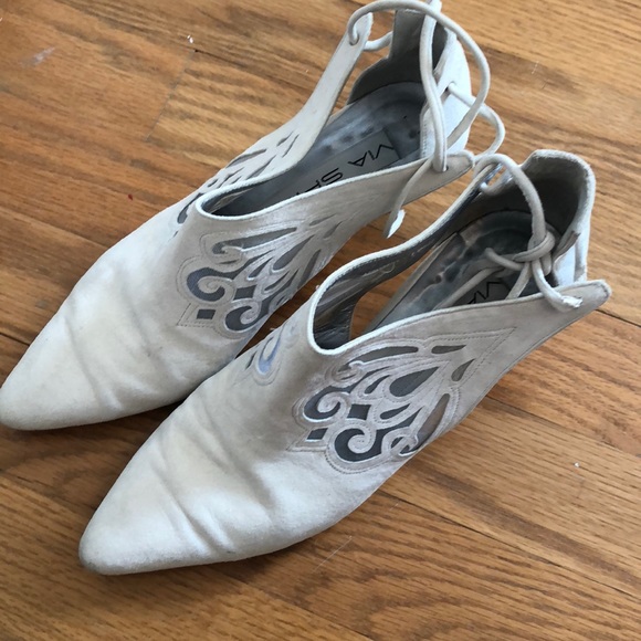 Via Spiga Suede Heels - Picture 3 of 4